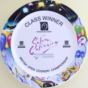 class winning award plate salon culinaire
