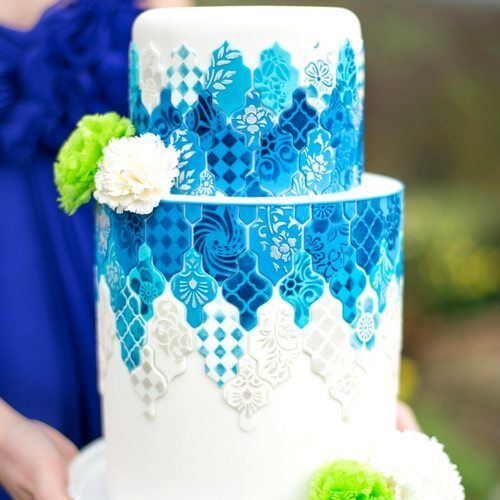 sugarcraft classes with Lindy Smith - cake tiling